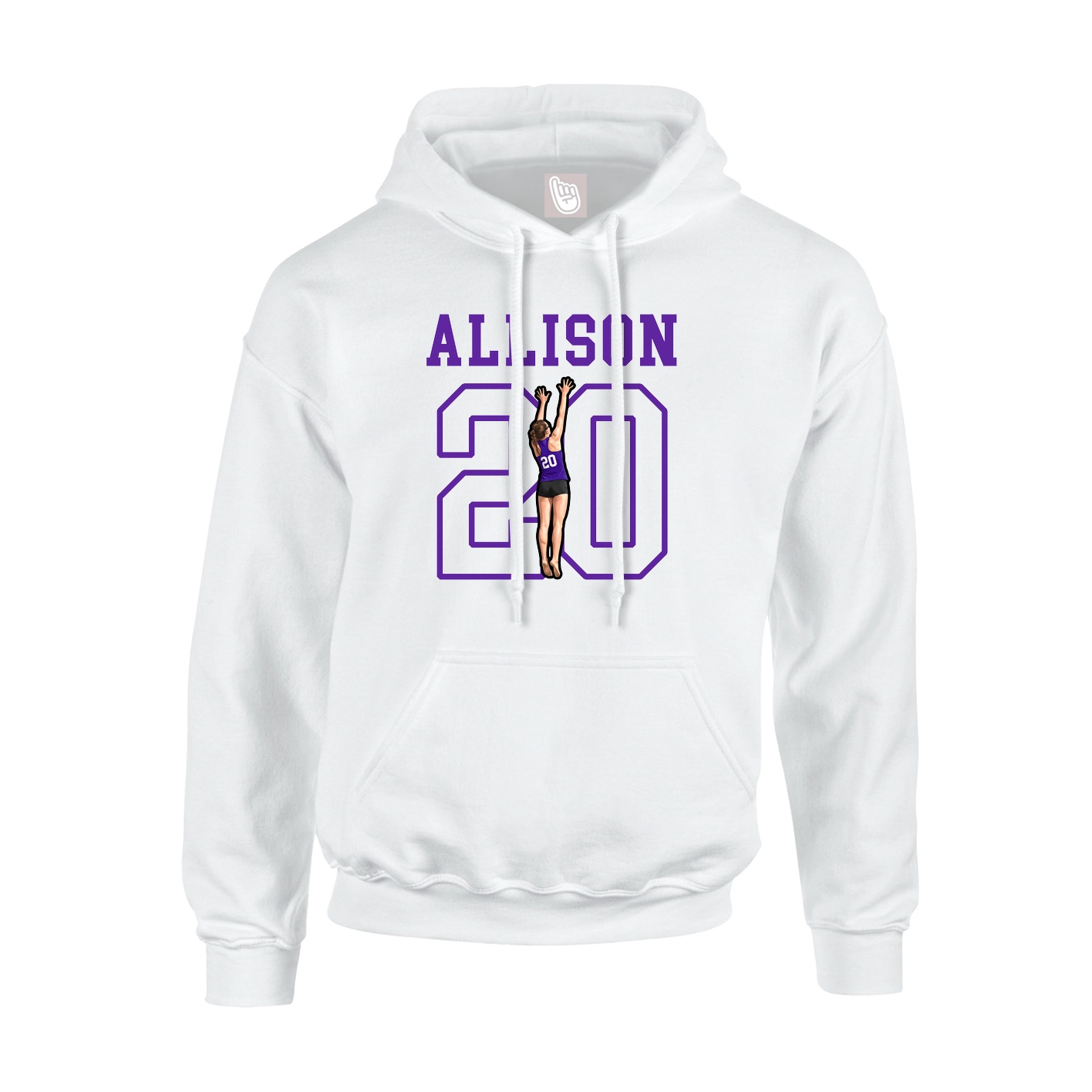 Youth Hoodie — Shirsey in White