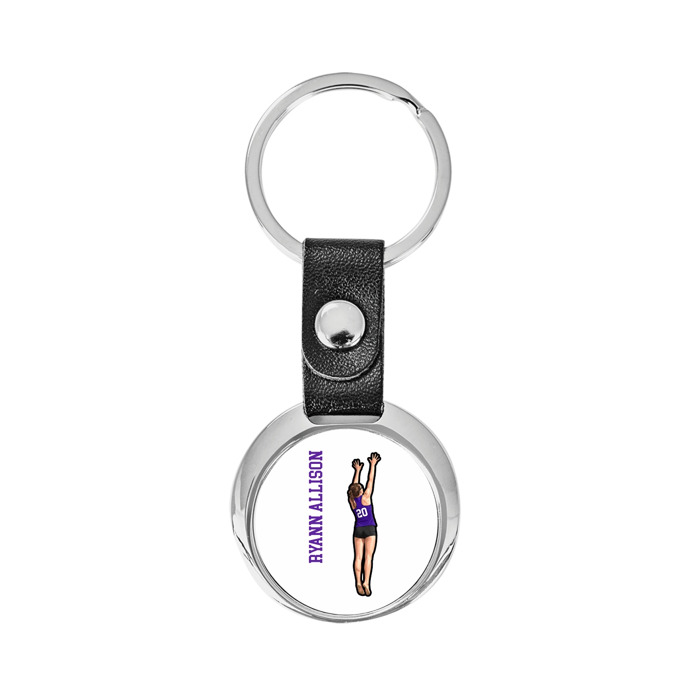 Key Chain — Name Vertical in Classic