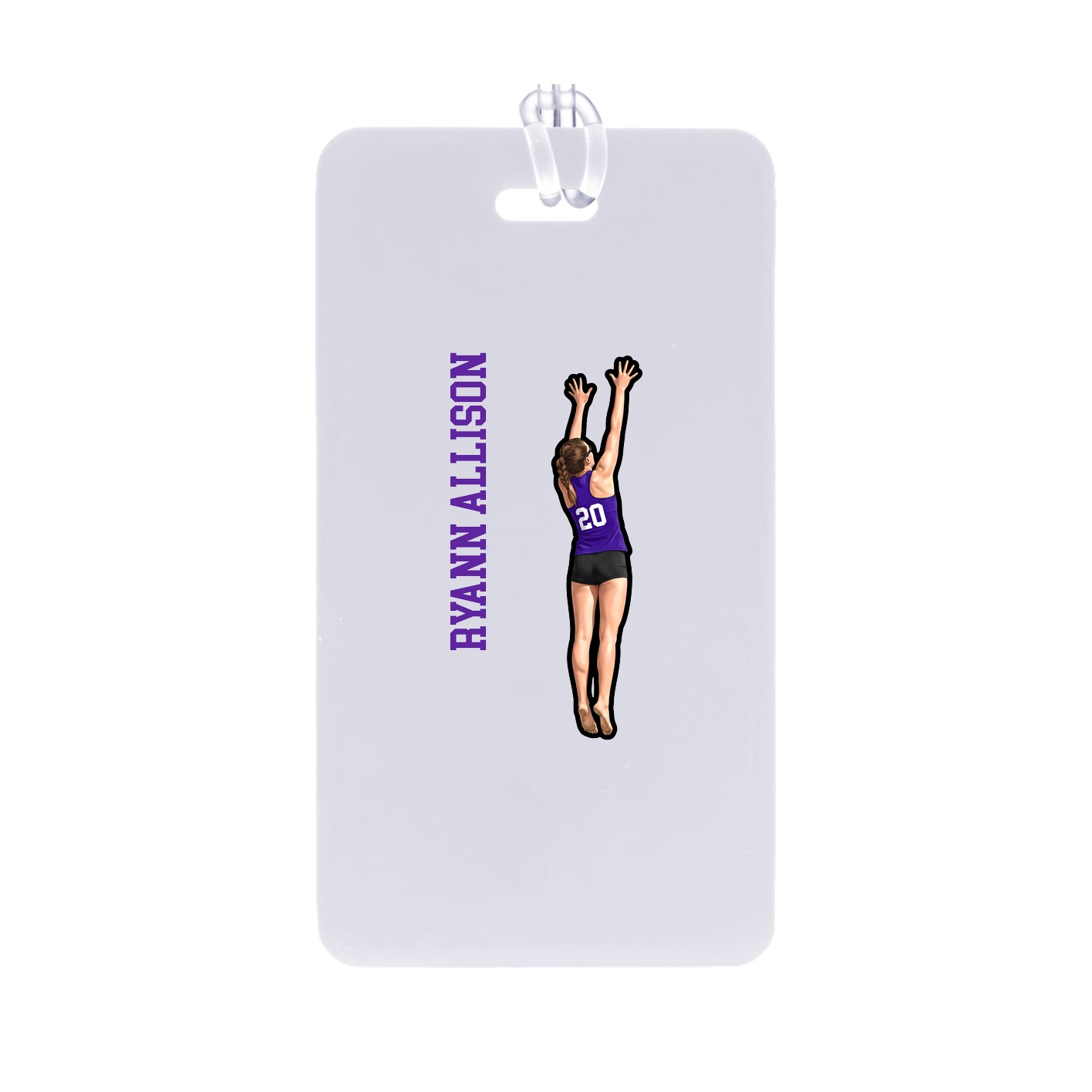 Bag Tag — Name Vertical in Classic