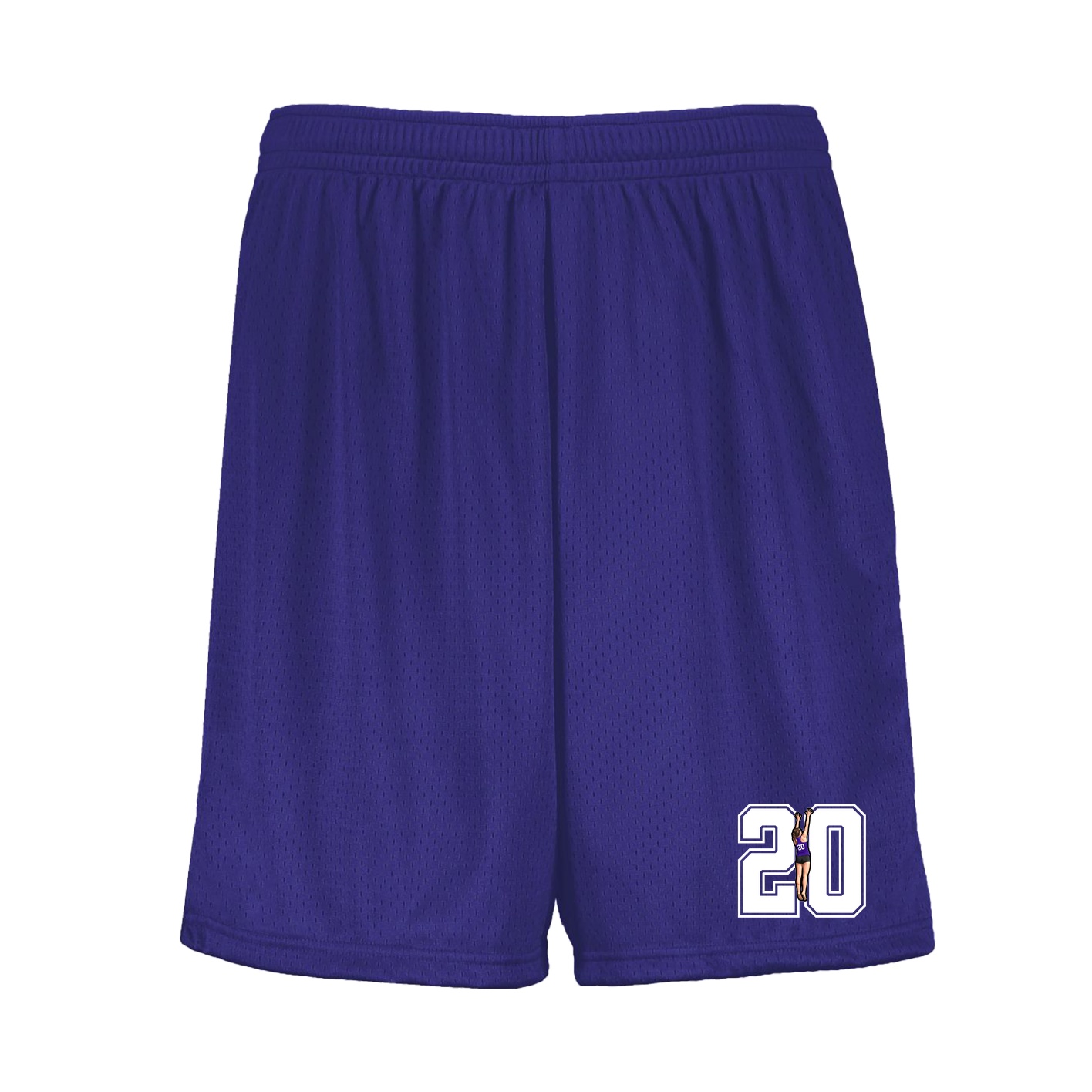 Shorts — Number in Purple