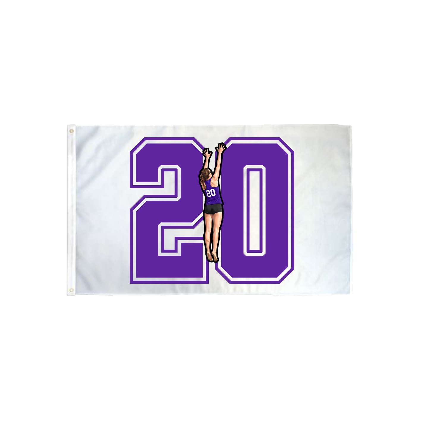 3x5 Flag — Number in Classic