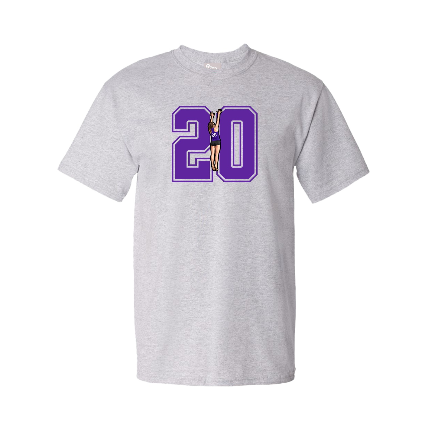 Tee — Number in Grey