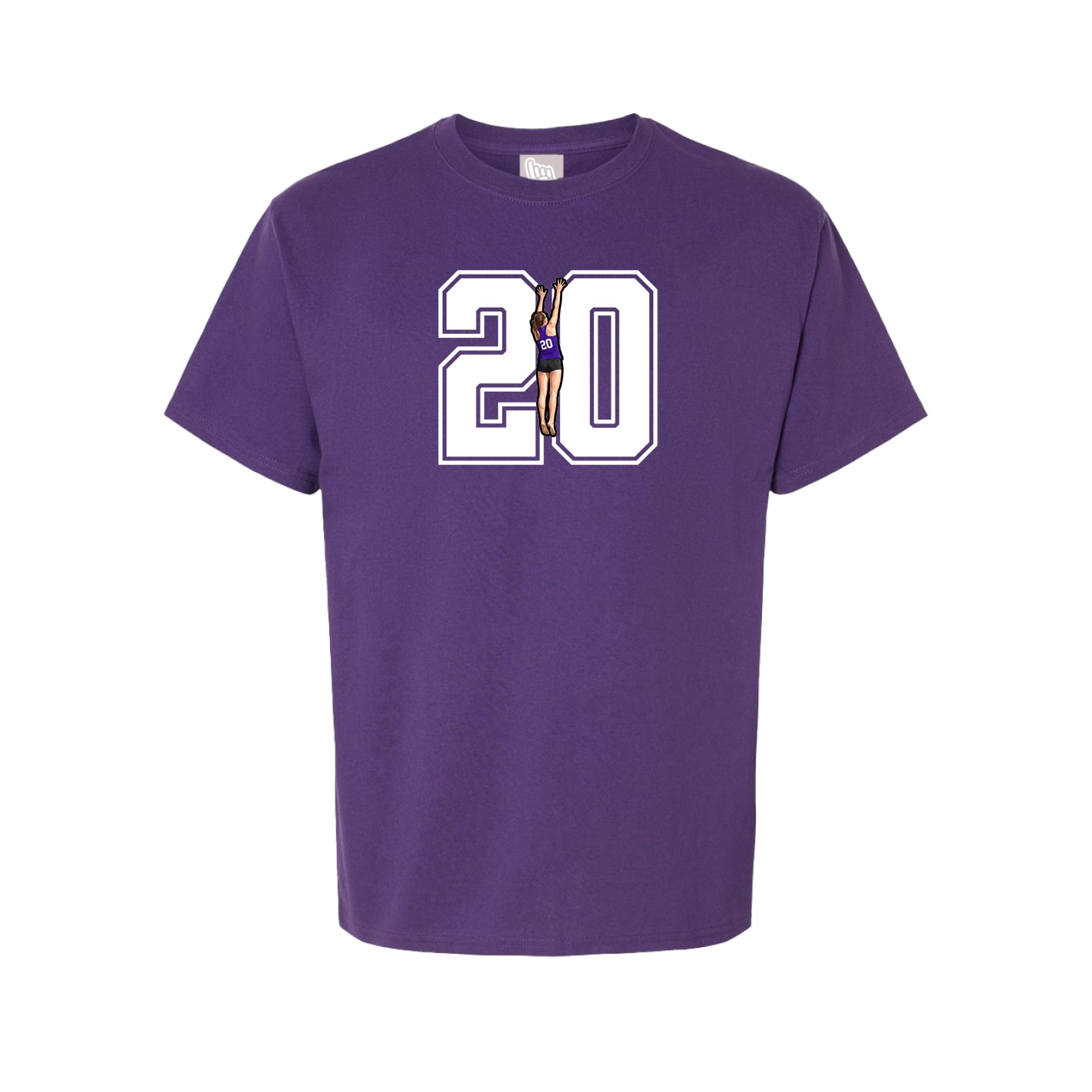 Tee — Number in Purple