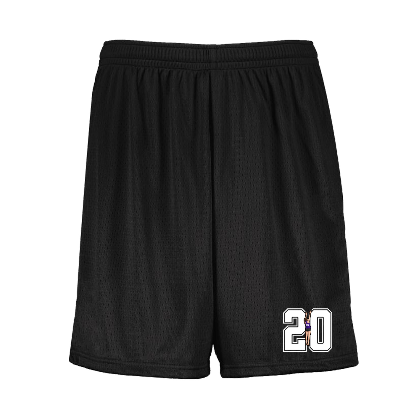Shorts — Number in Black