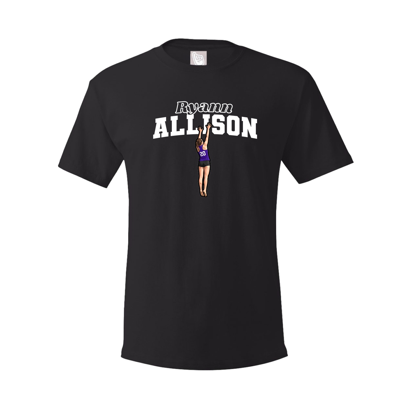 Tee — Name Arch in Black