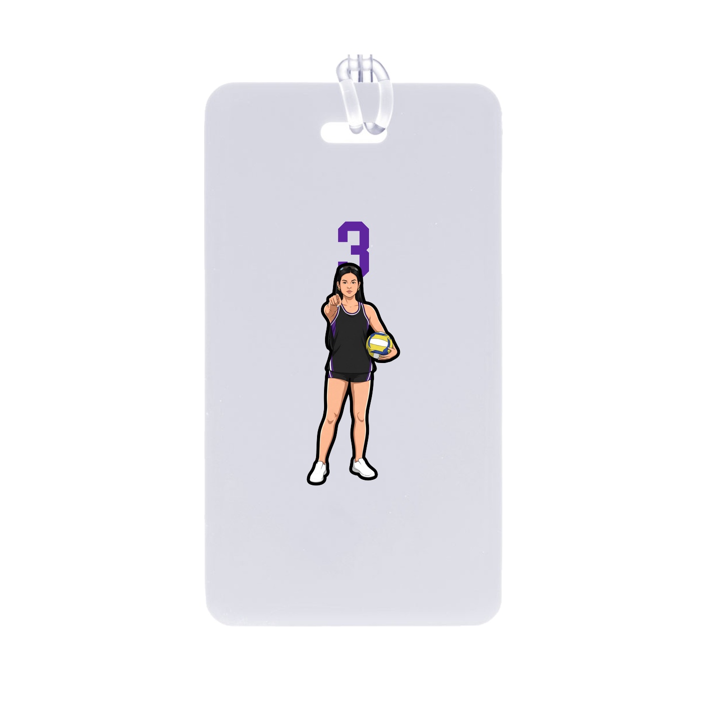 Bag Tag — Number Top in Classic