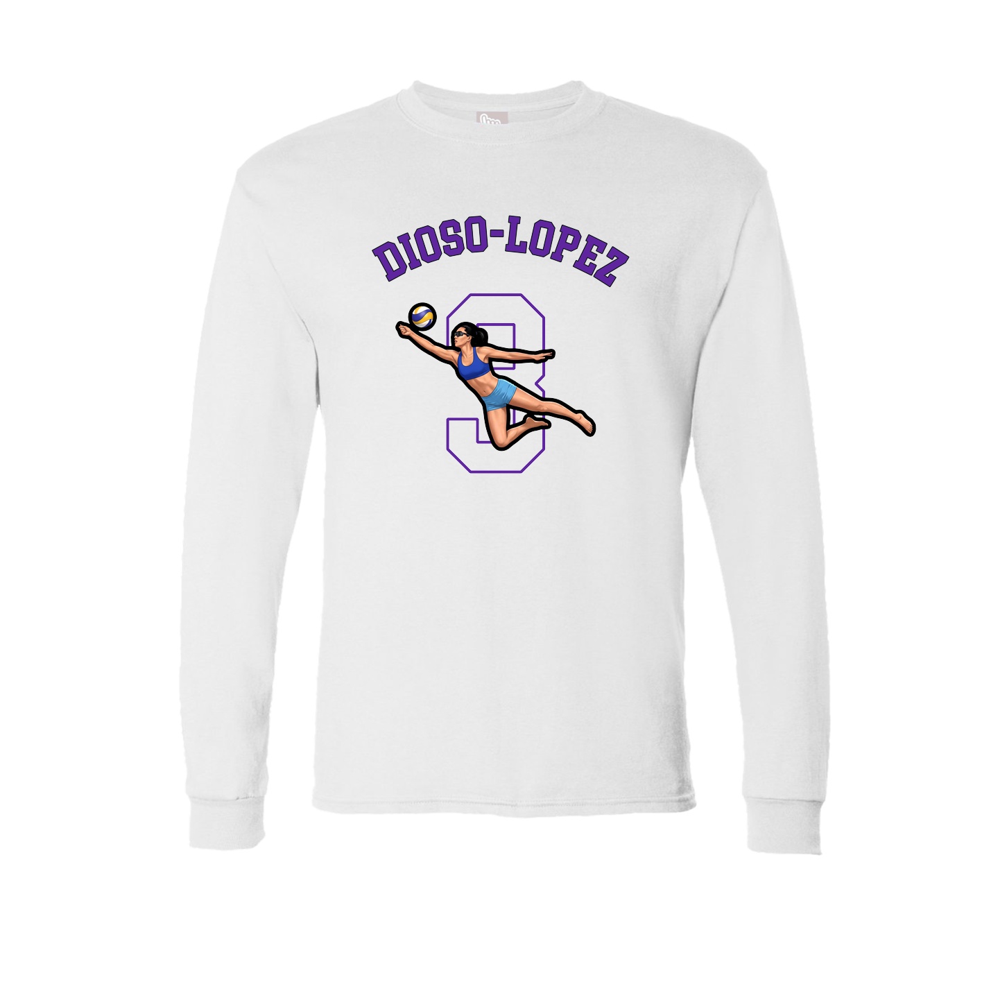 Long Sleeve Tee — Shirsey Arch in White