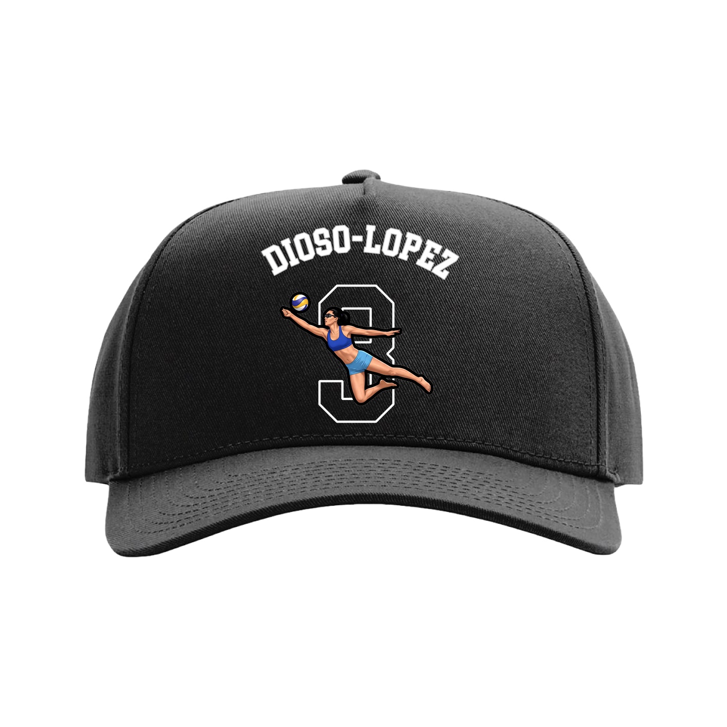 Full Fabric Five-Panel Champ Cap