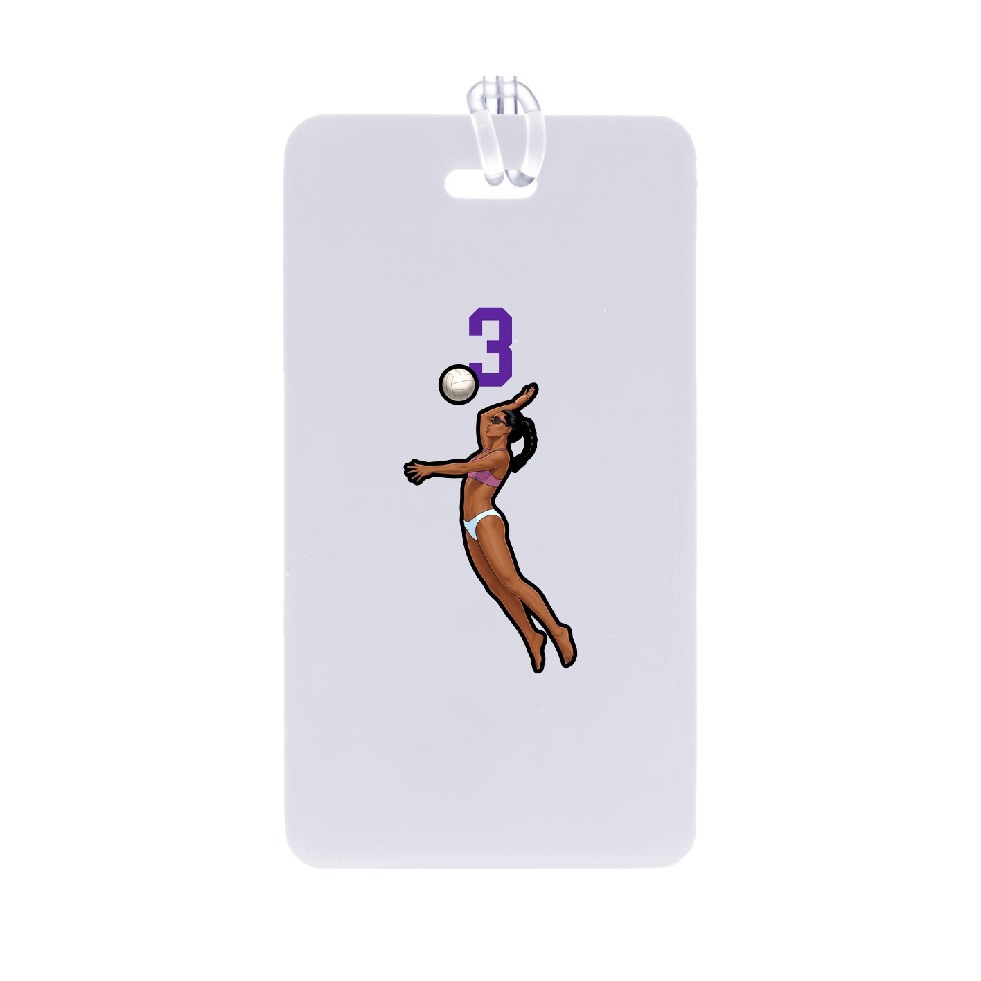 Bag Tag — Number Top in Classic