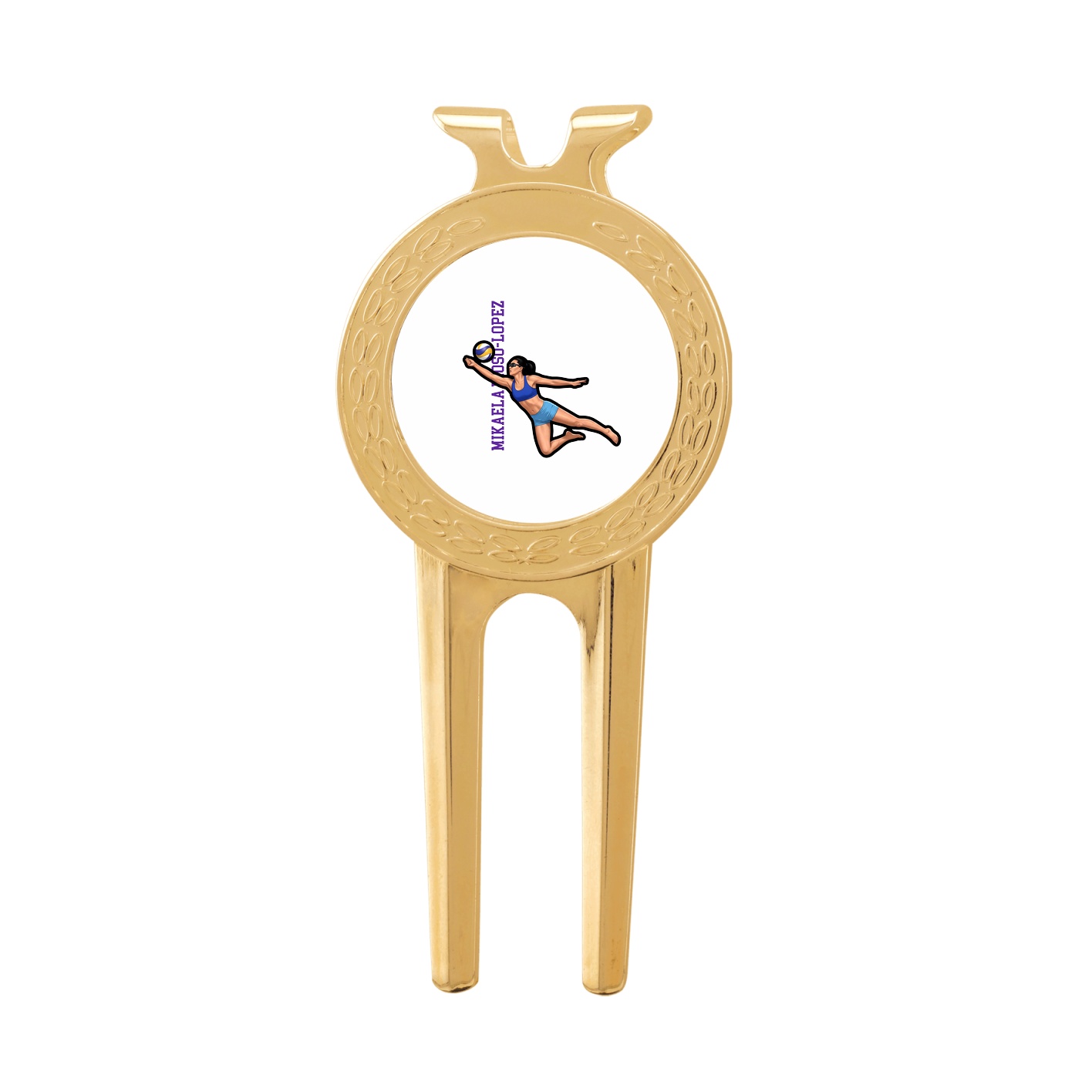 Divot Tool with Ball Marker — Name Vertical in Classic