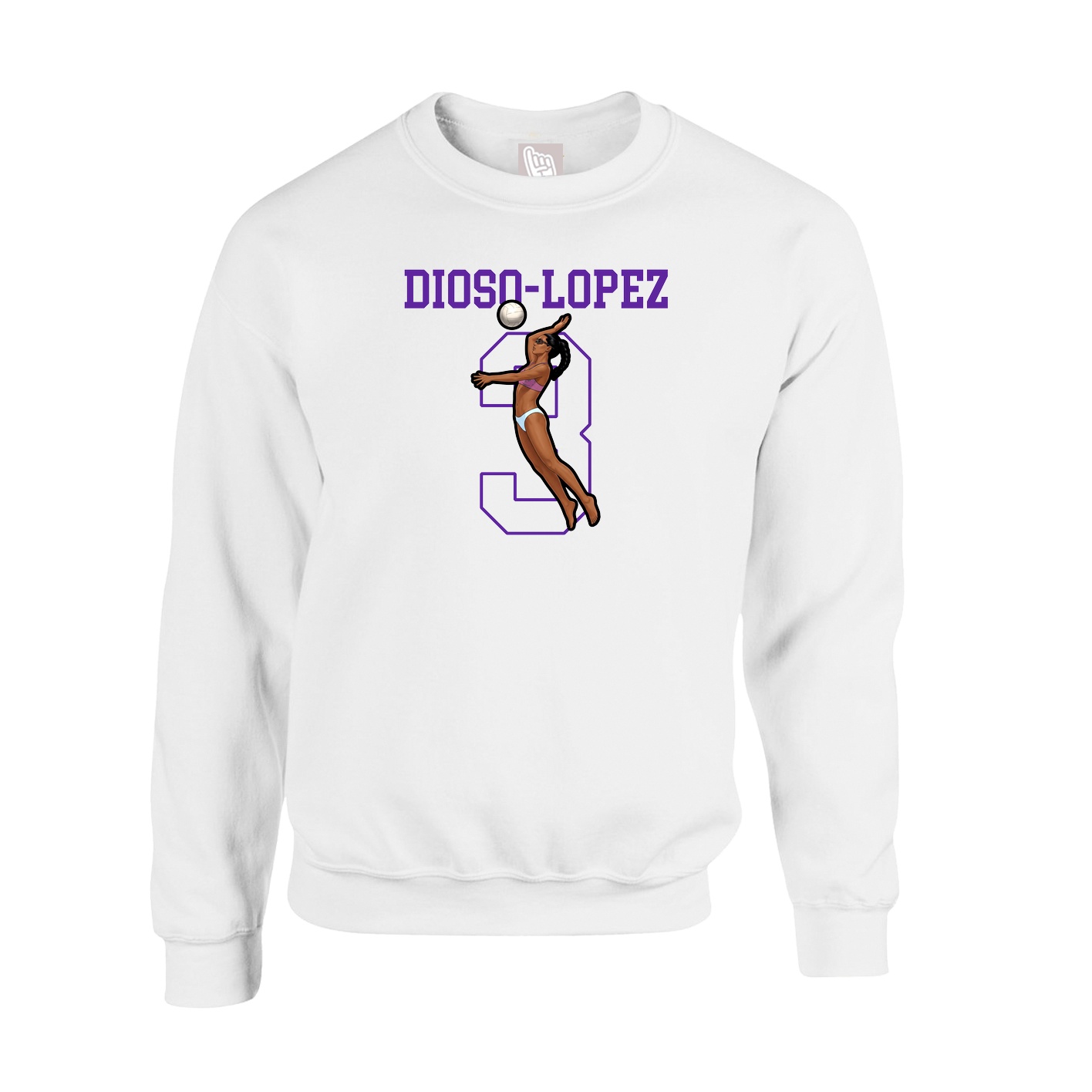 Fleece Crew — Shirsey in White