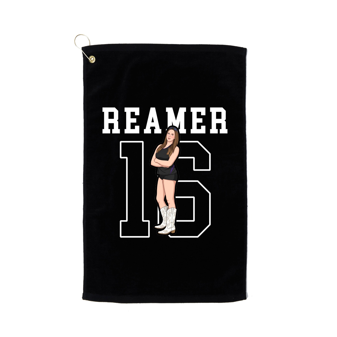 Golf Towel — Shirsey in Black