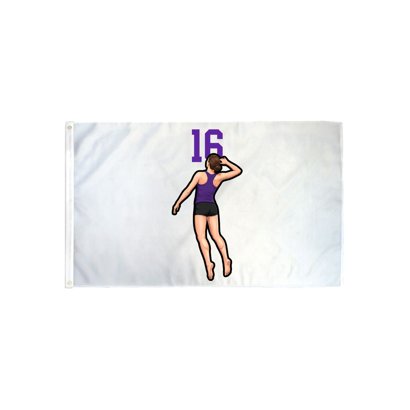 3x5 Flag — Number Top in Classic