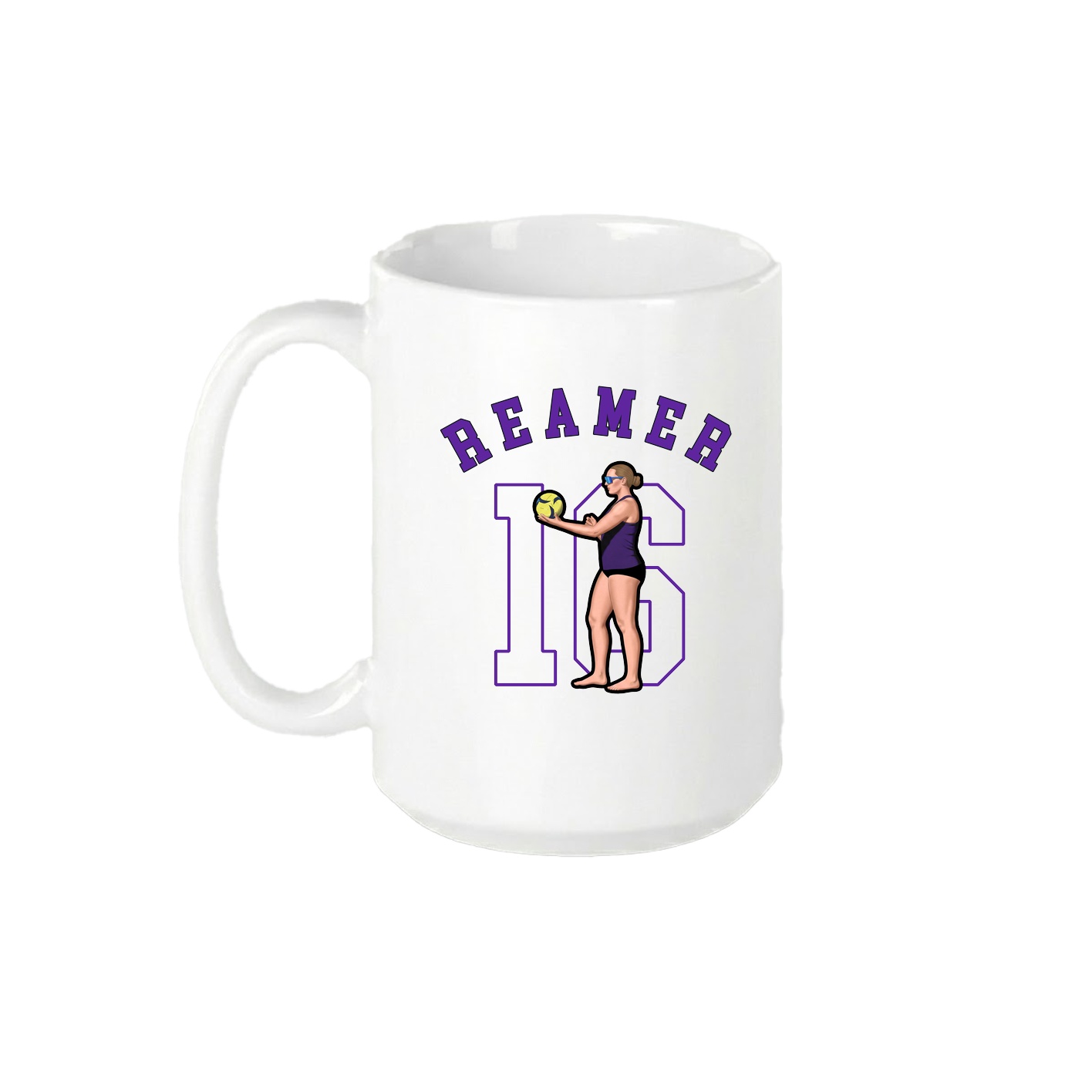 15oz Coffee Mug — Shirsey Arch in White