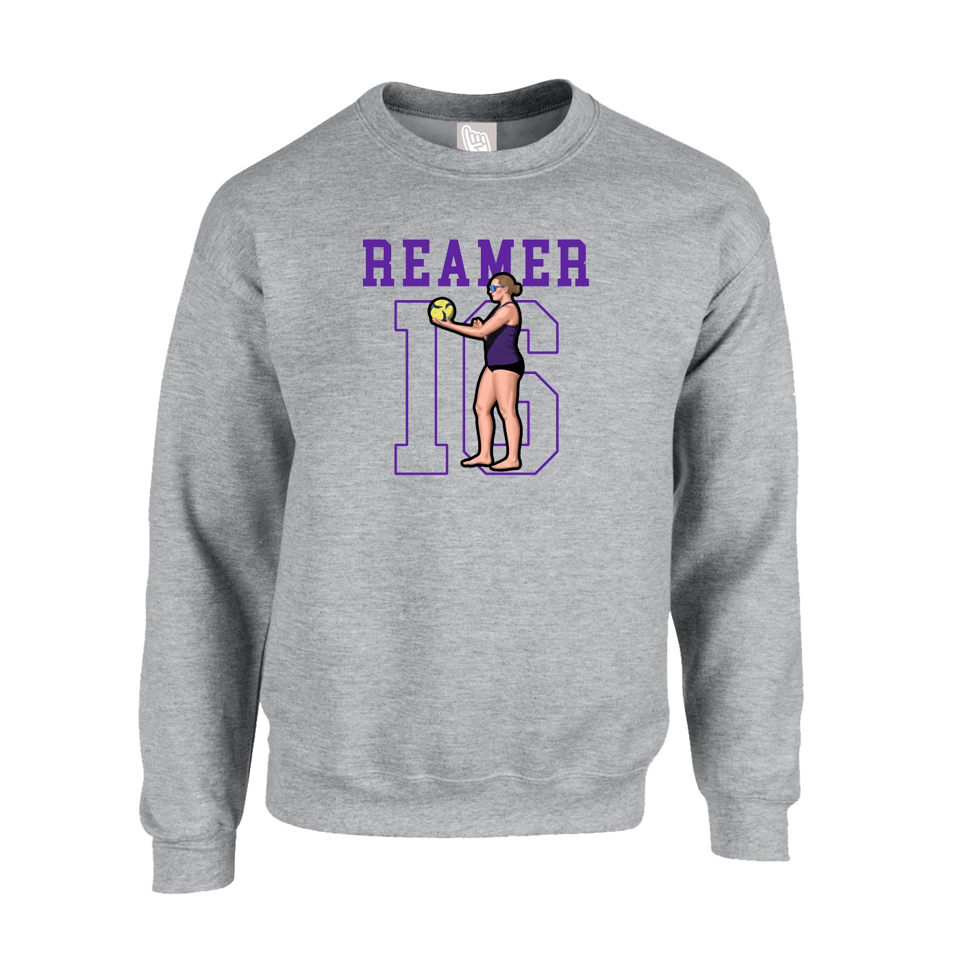 Fleece Crew — Shirsey in Grey