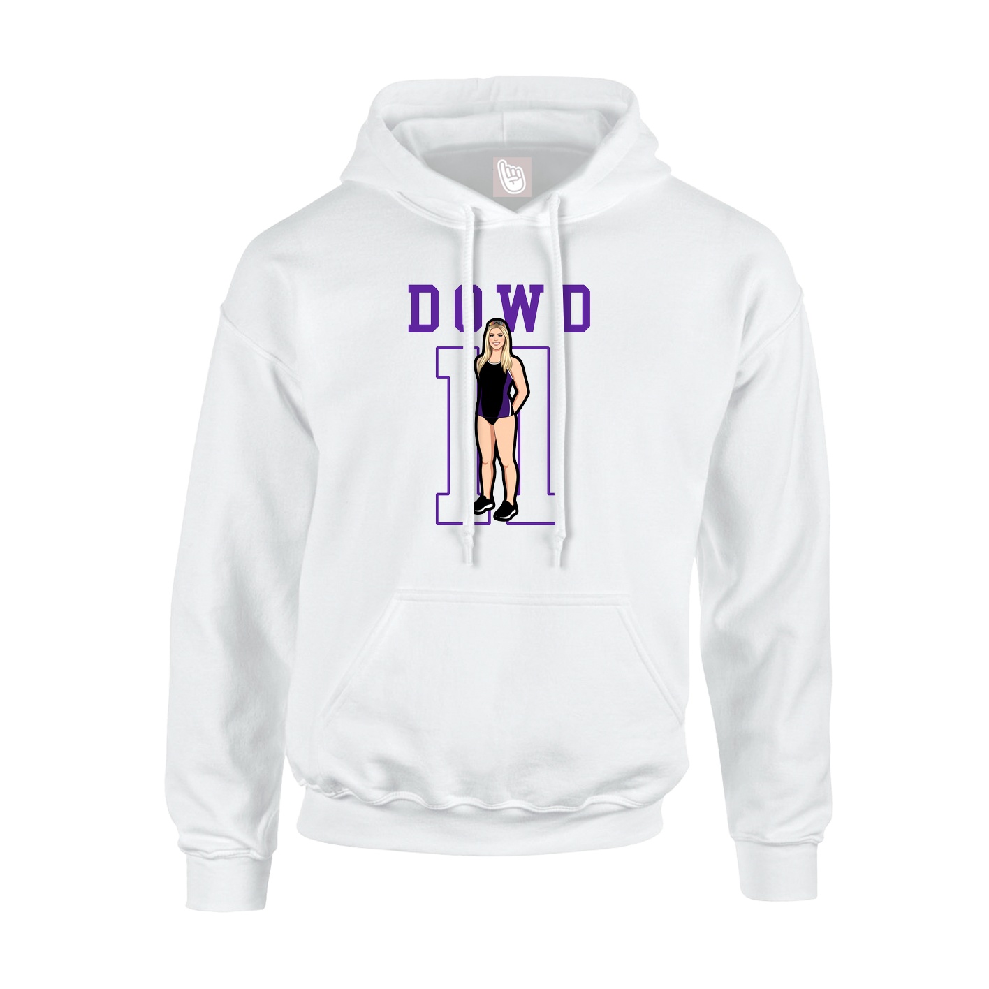 Hoodie — Shirsey in White