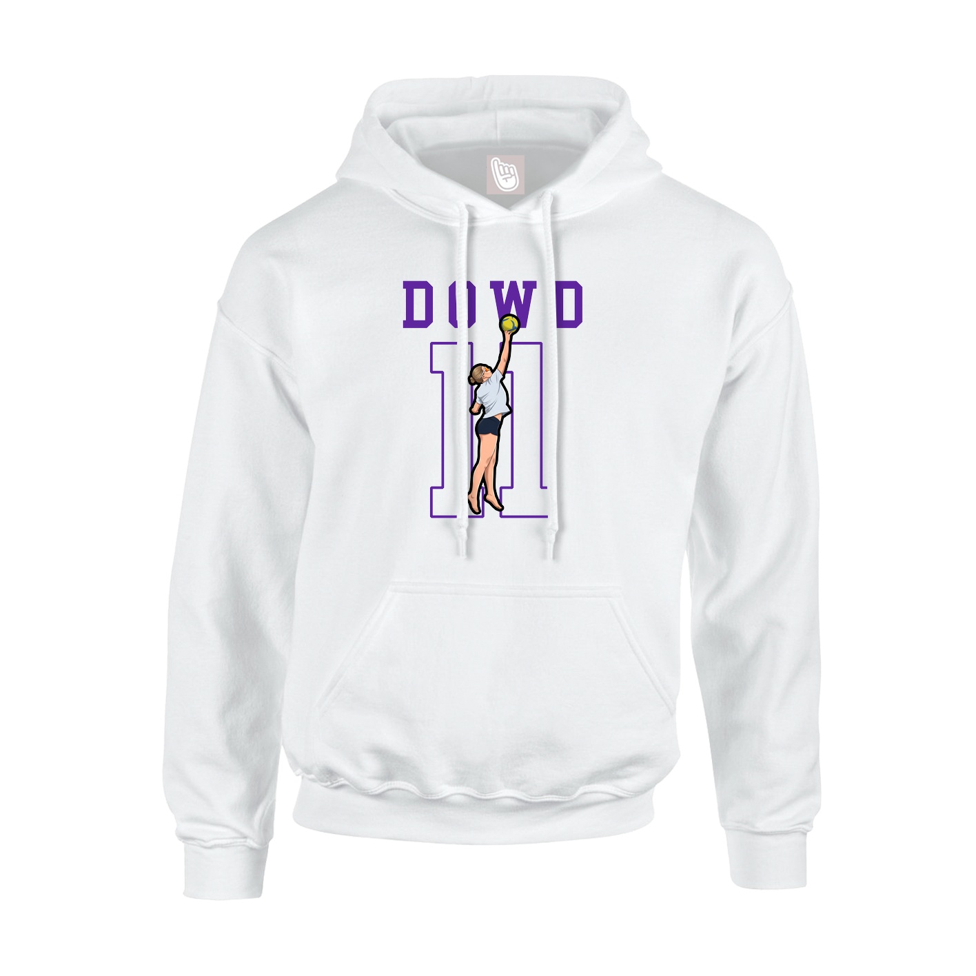 Youth Hoodie — Shirsey in White