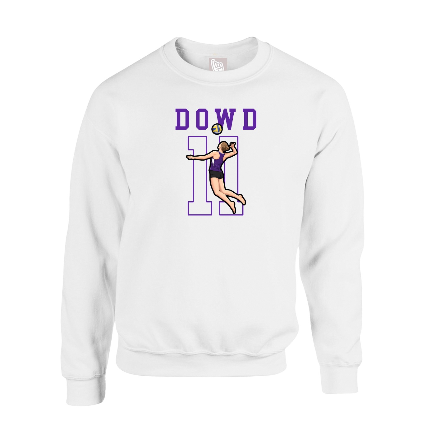Fleece Crew — Shirsey in White
