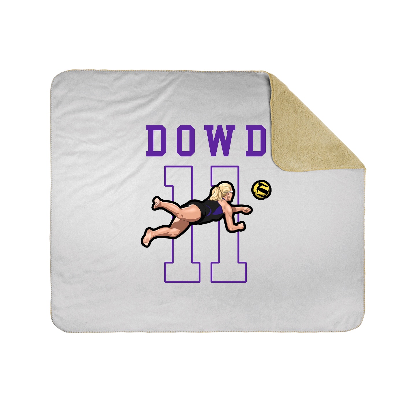 Throw Blanket — Shirsey in White
