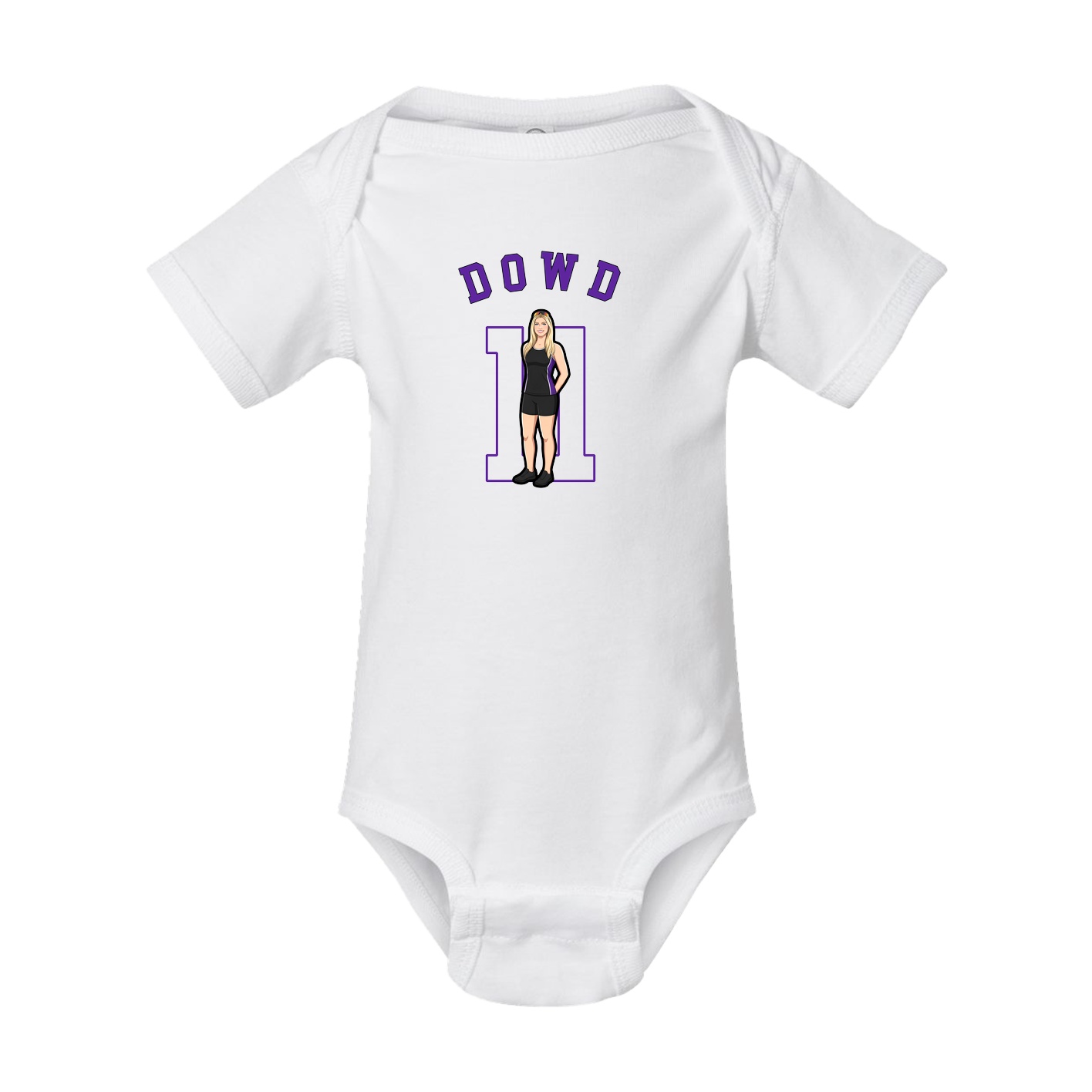 Baby Onesie — Shirsey Arch in White