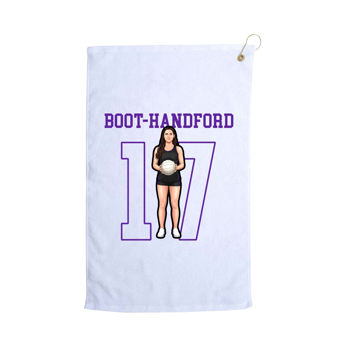 Golf Towel — Shirsey in White