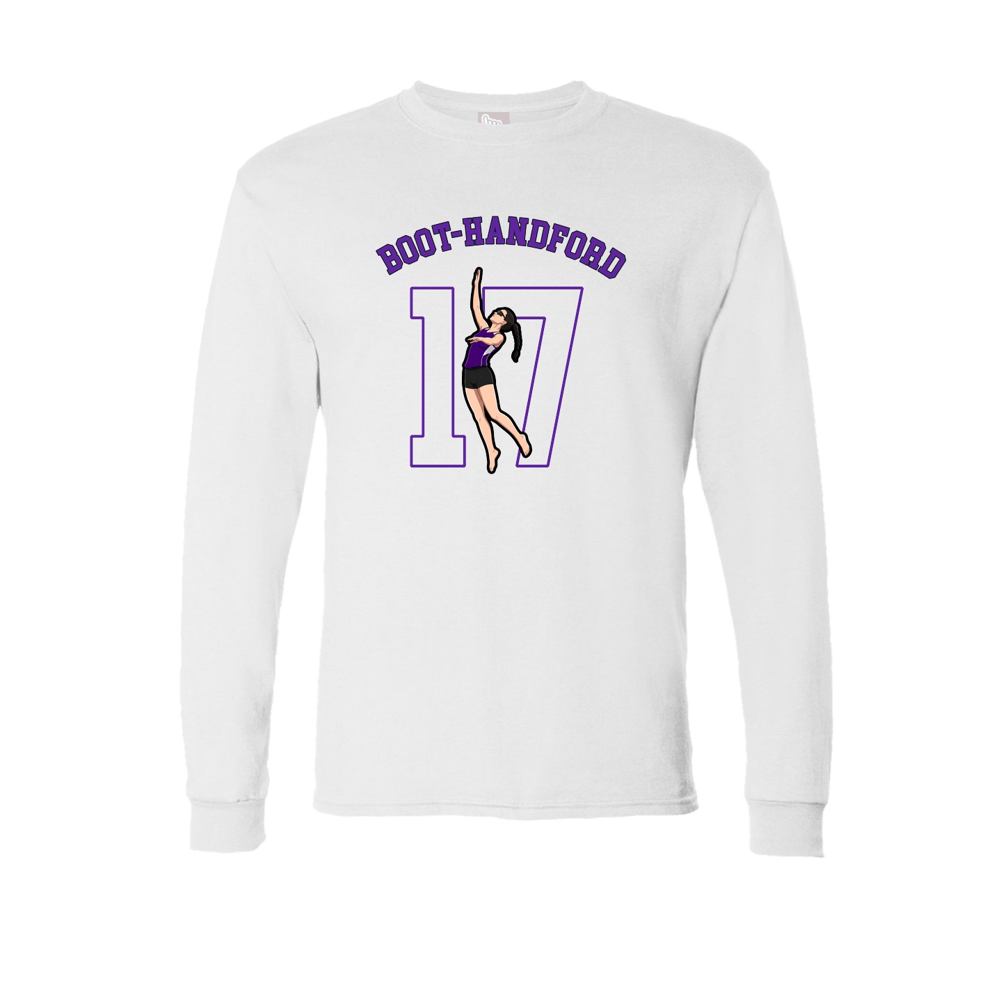 Long Sleeve Tee — Shirsey Arch in White