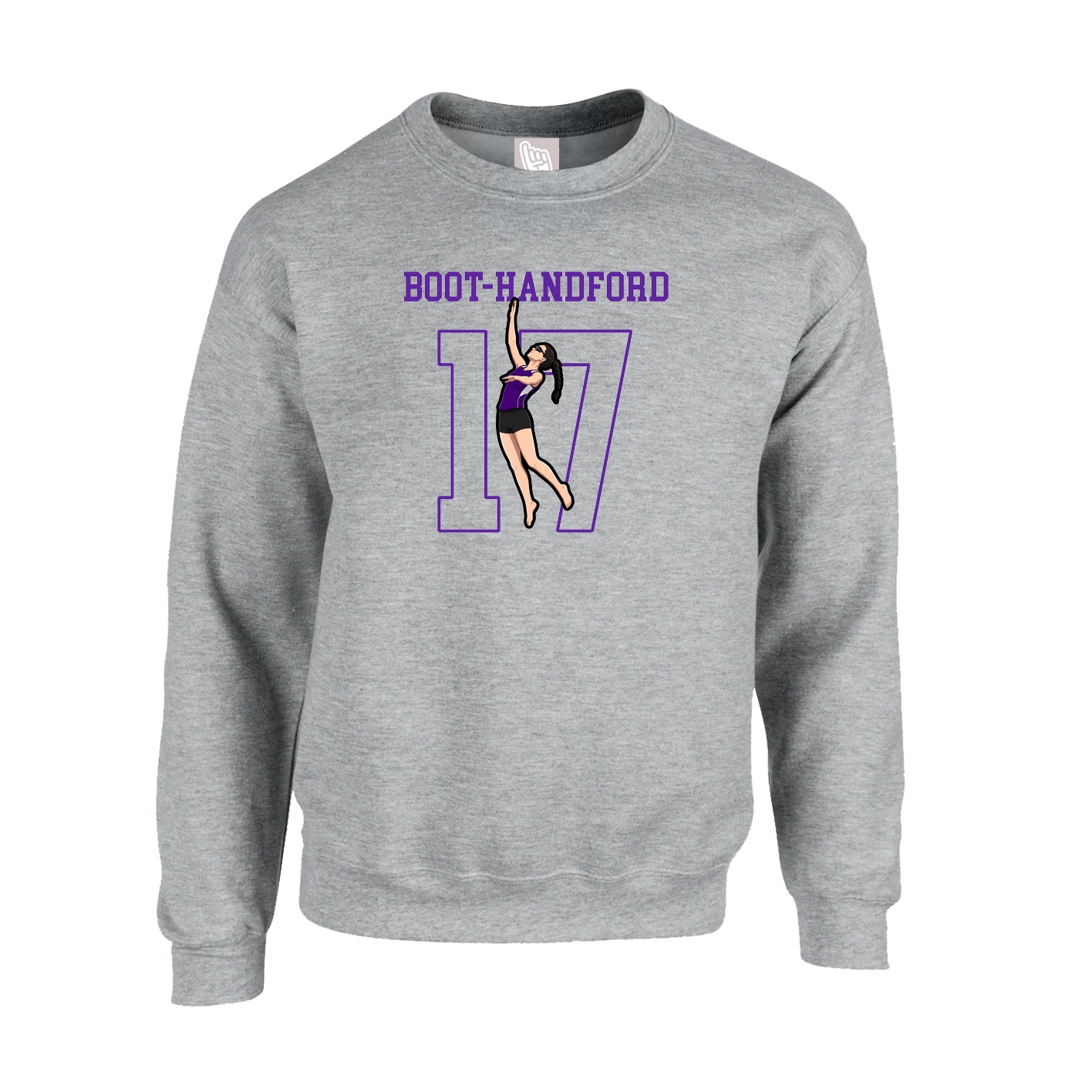 Fleece Crew — Shirsey in Grey