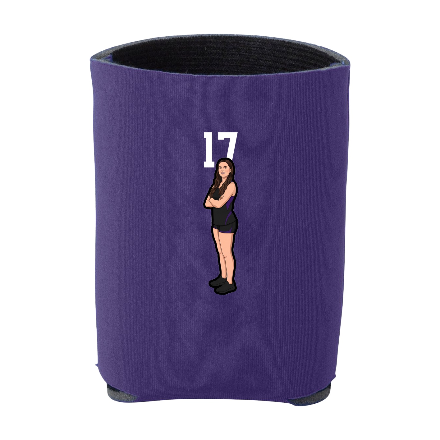Can Holder — Number Top in Purple