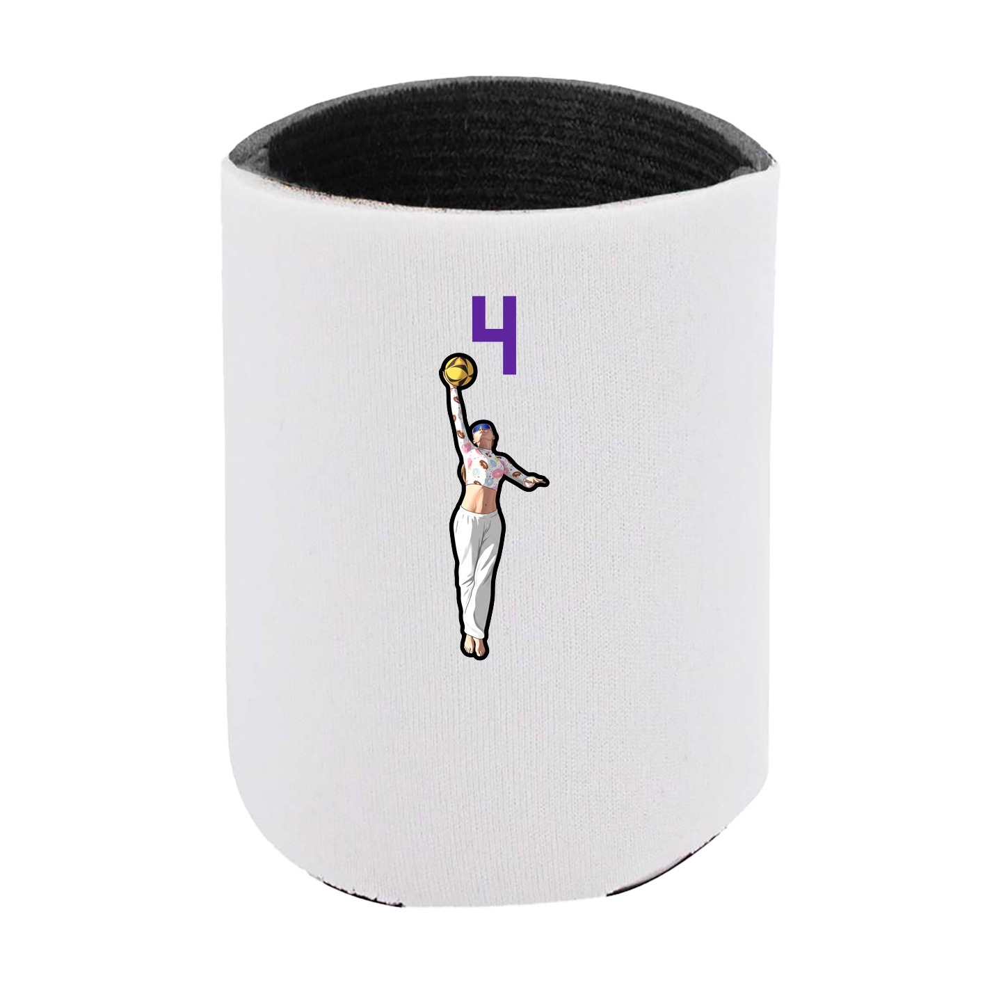 Can Holder — Number Top in White