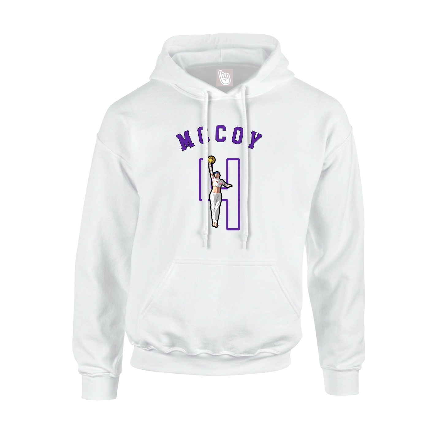 Hoodie — Shirsey Arch in White