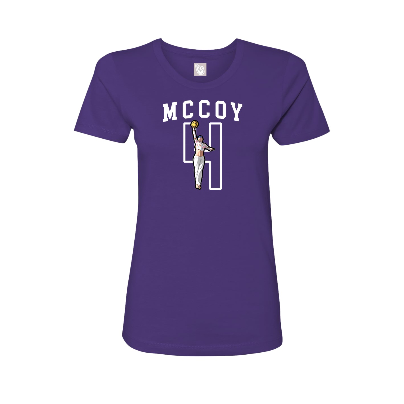 Fitted Women's Tee — Shirsey in Purple