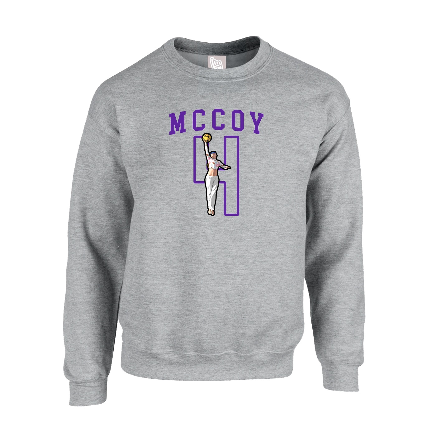 Fleece Crew — Shirsey in Grey