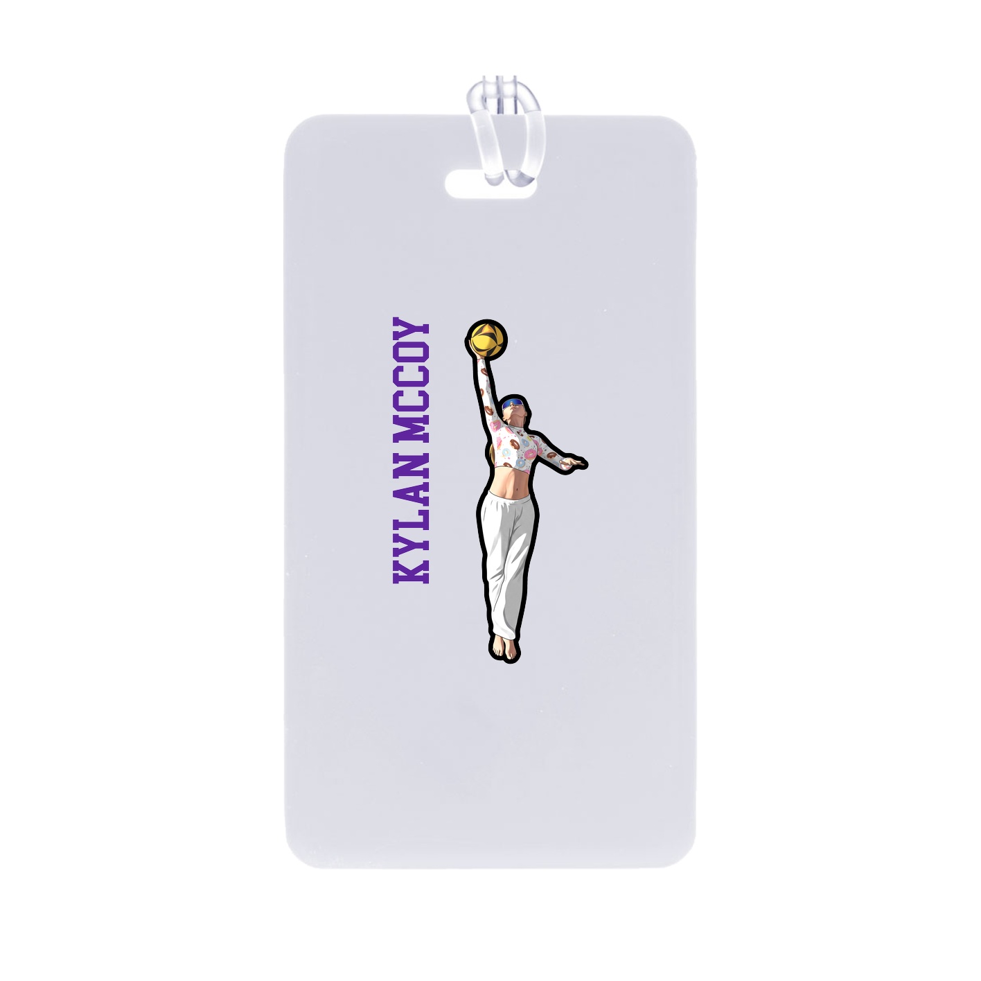 Bag Tag — Name Vertical in Classic