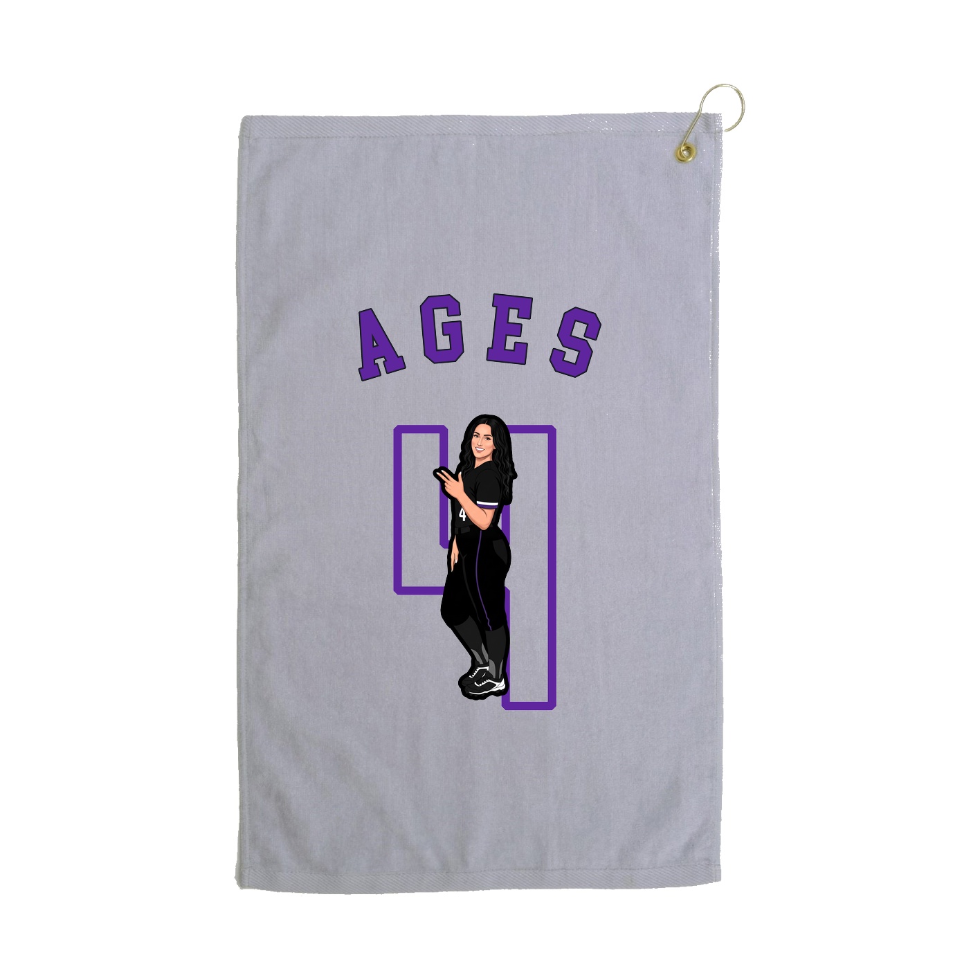 Golf Towel — Shirsey Arch in Grey