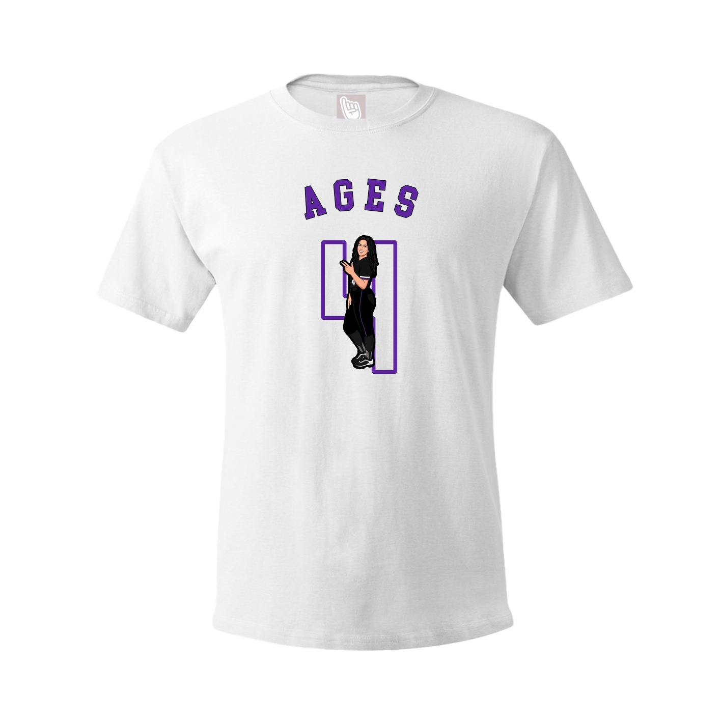Youth Tee — Shirsey Arch in White