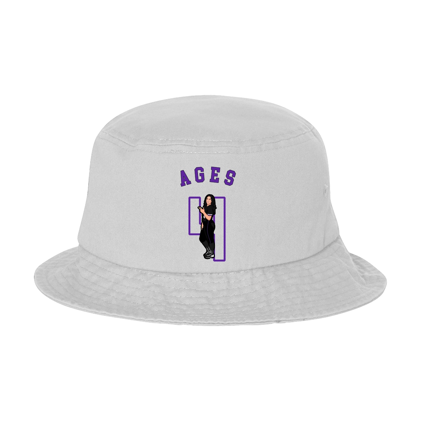 Bucket Cap — Shirsey Arch in White