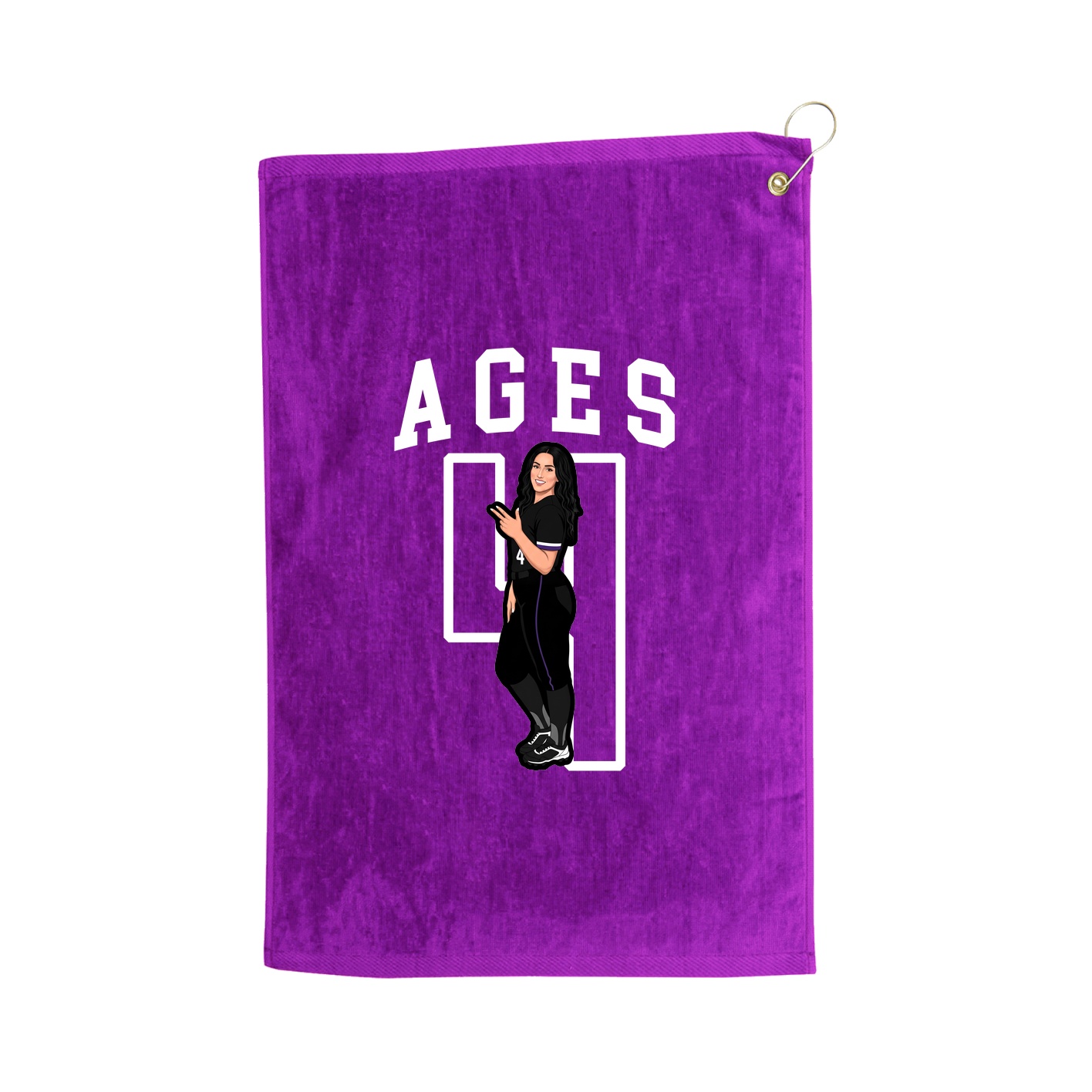 Golf Towel — Shirsey in Purple