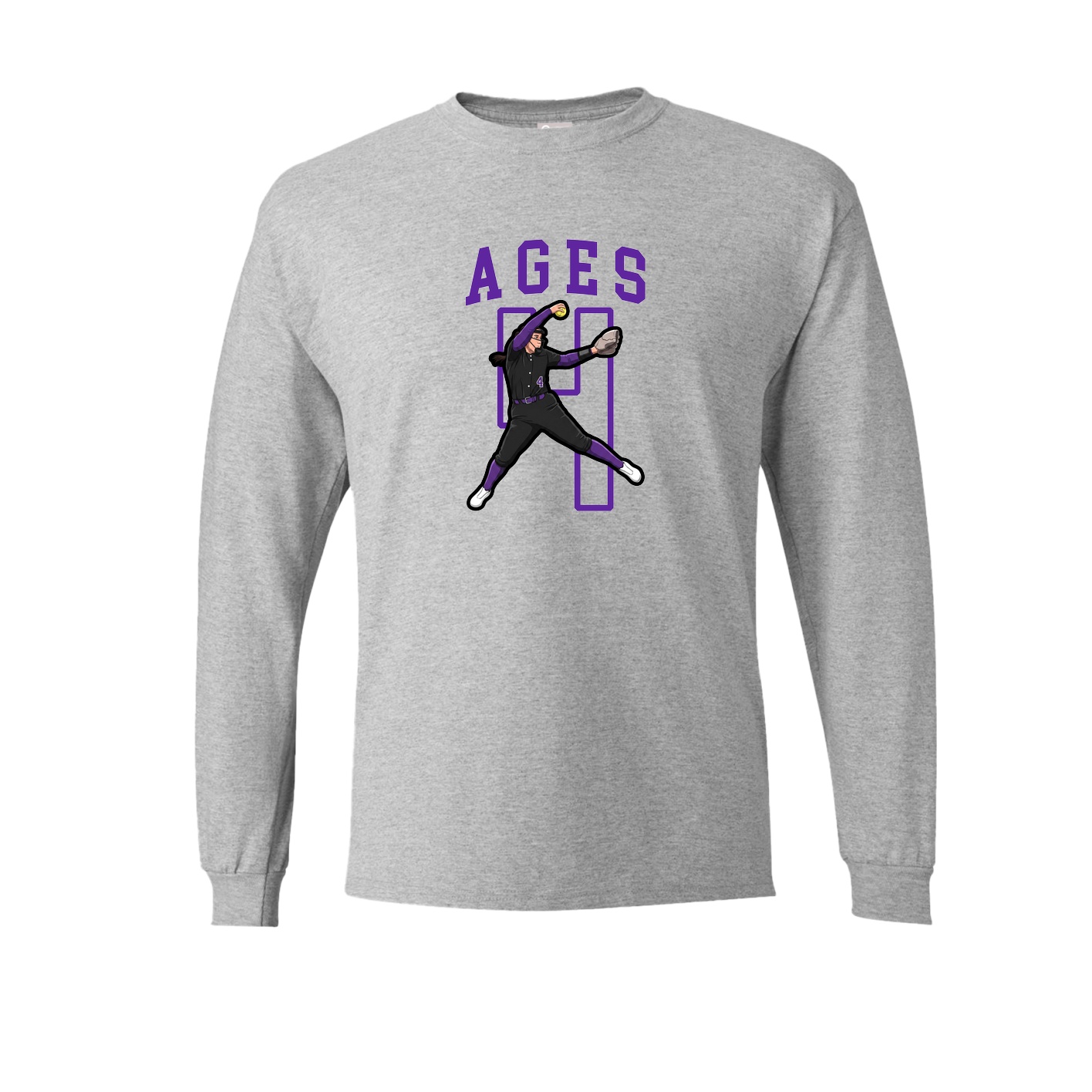 Long Sleeve Tee — Shirsey in Grey
