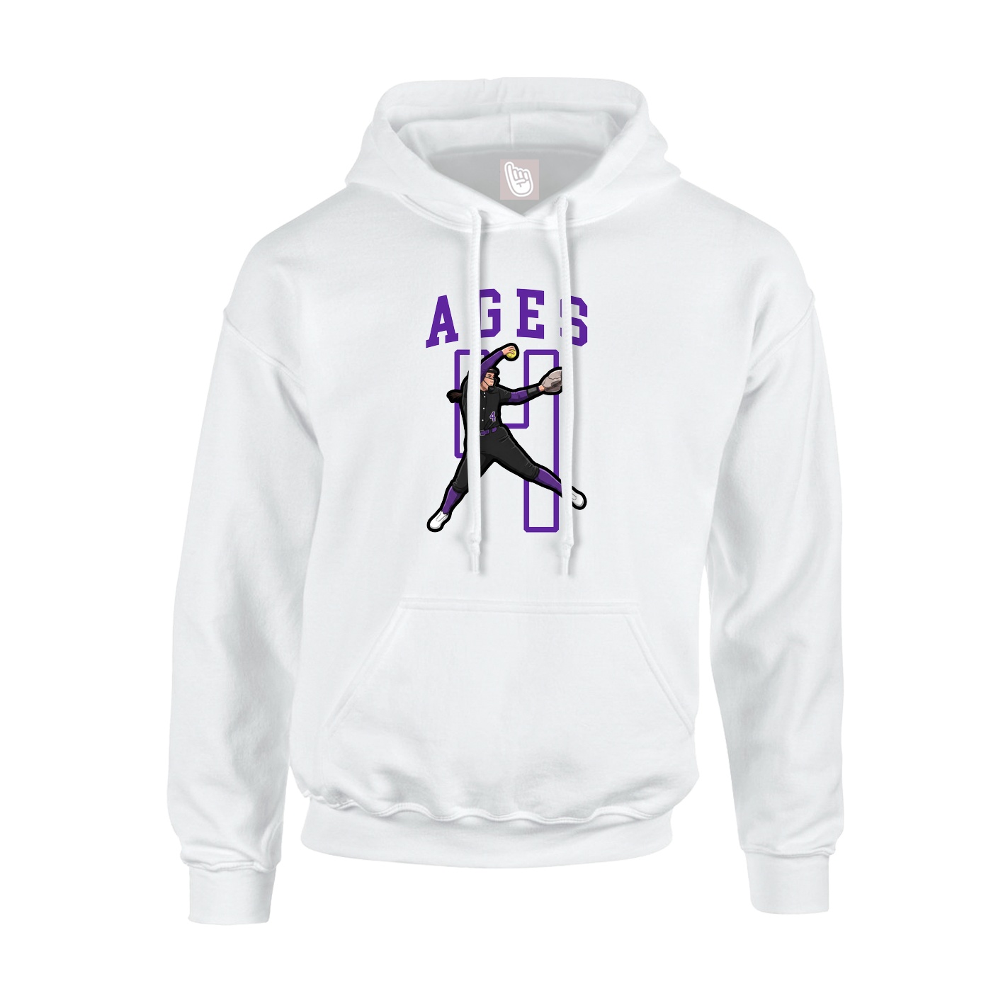 Hoodie — Shirsey in White