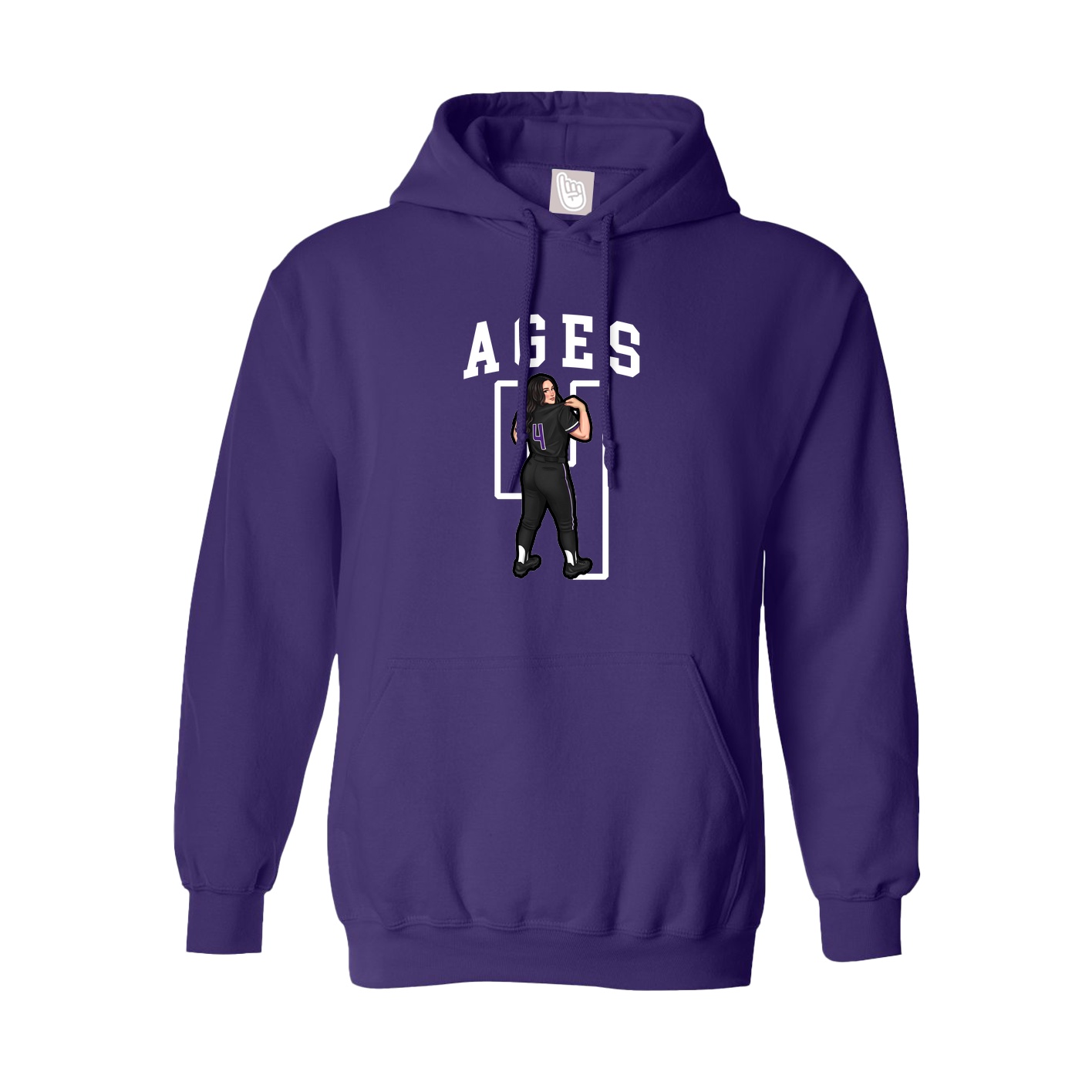 Hoodie — Shirsey in Purple