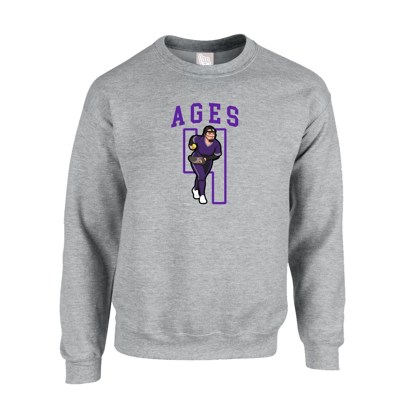 Fleece Crew — Shirsey in Grey