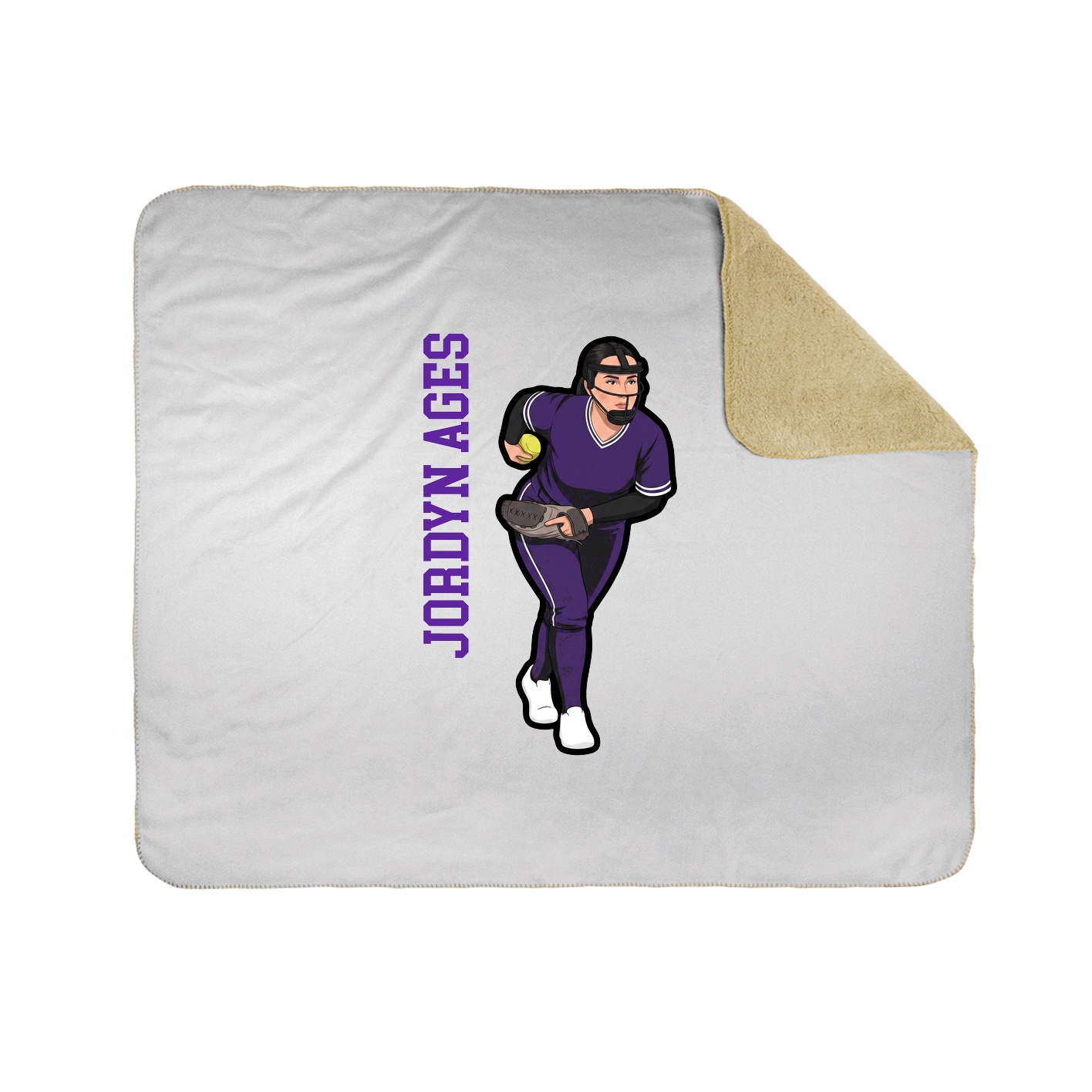50x60 Sherpa Lined Throw Blanket