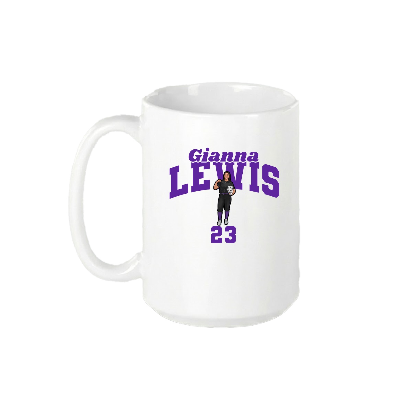 15oz Coffee Mug — Signature Arch in White