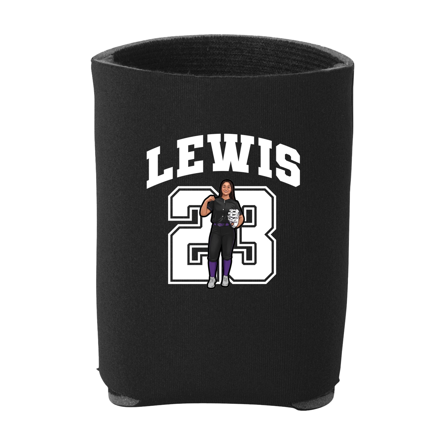 Can Holder — Number in Black