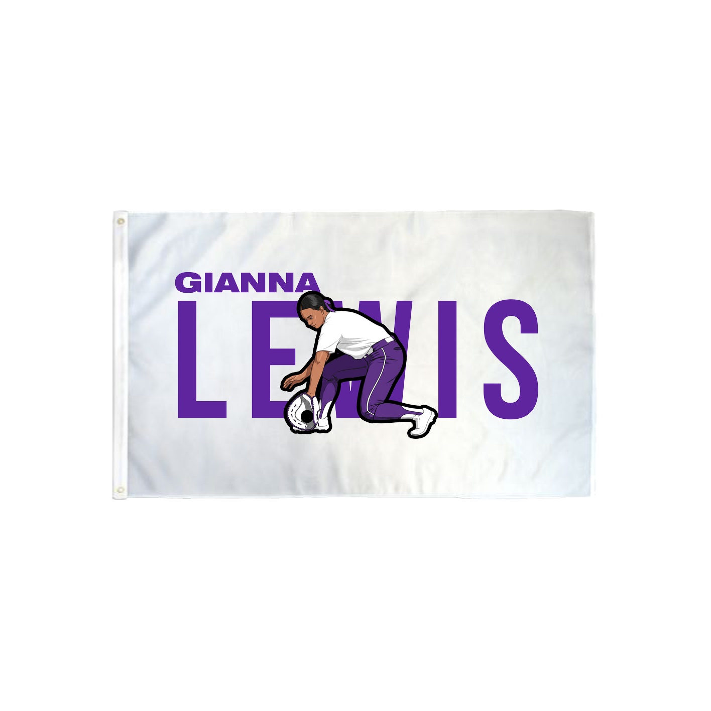 3x5 Flag — Player Name in Classic