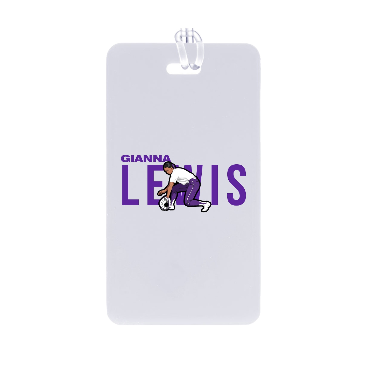 Bag Tag — Player Name in Classic