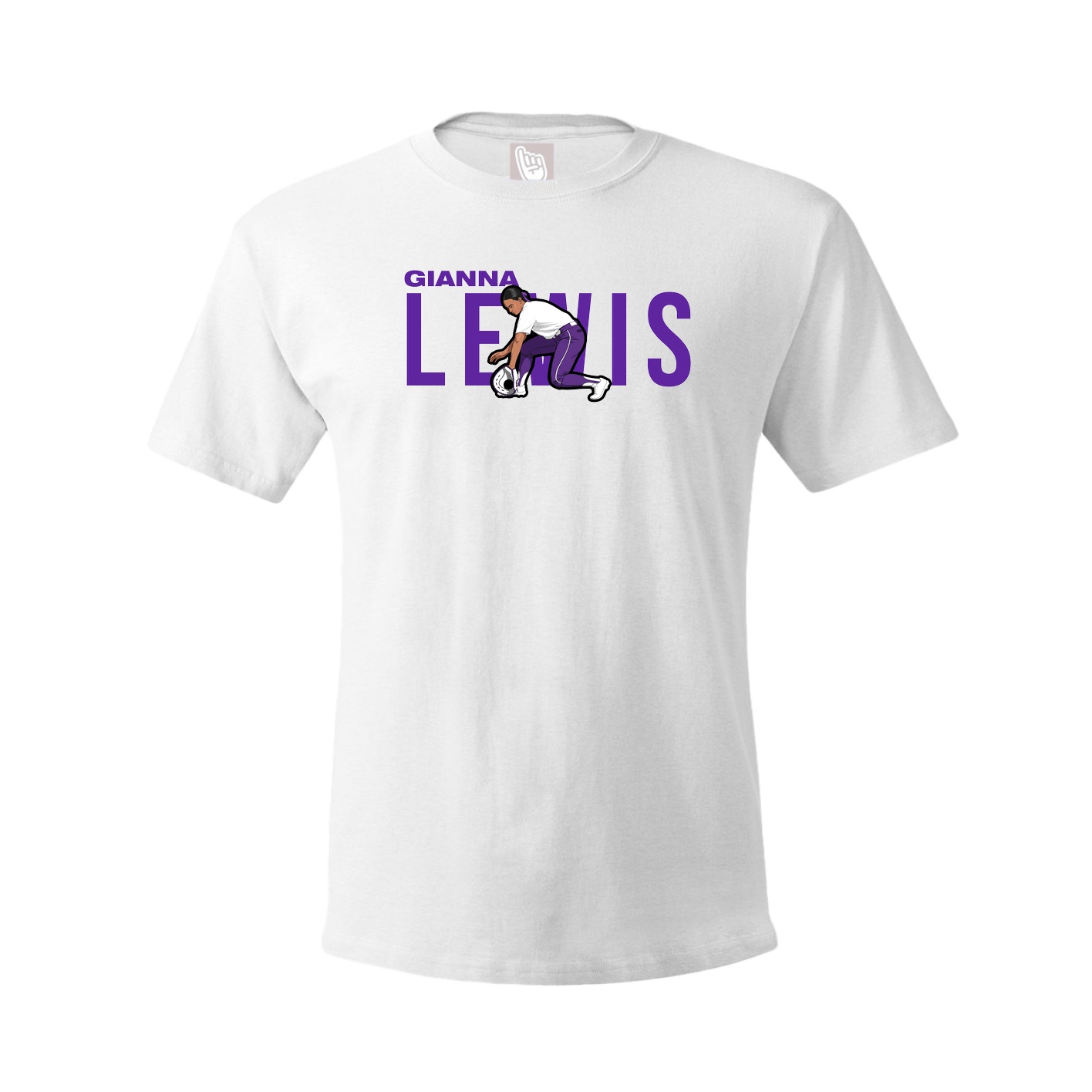 Youth Tee — Player Name in White
