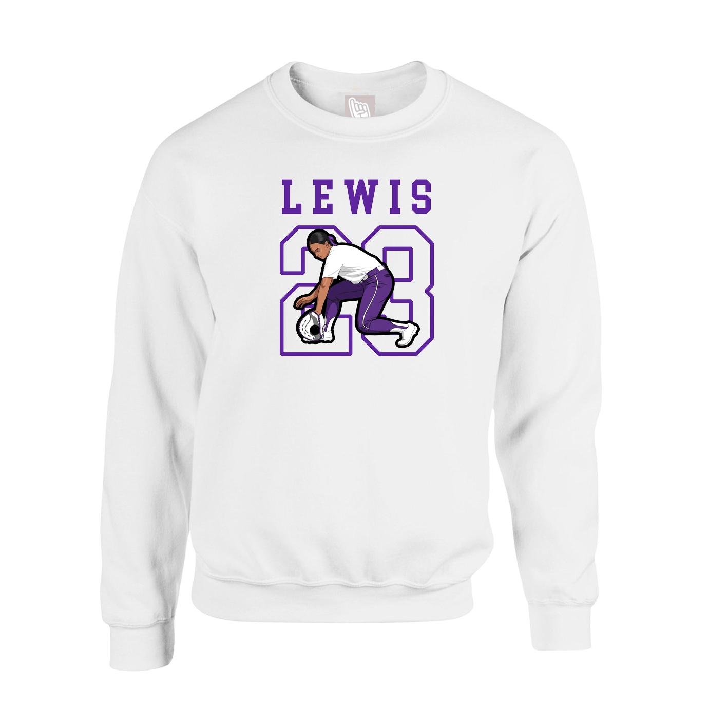 Fleece Crew — Shirsey in White