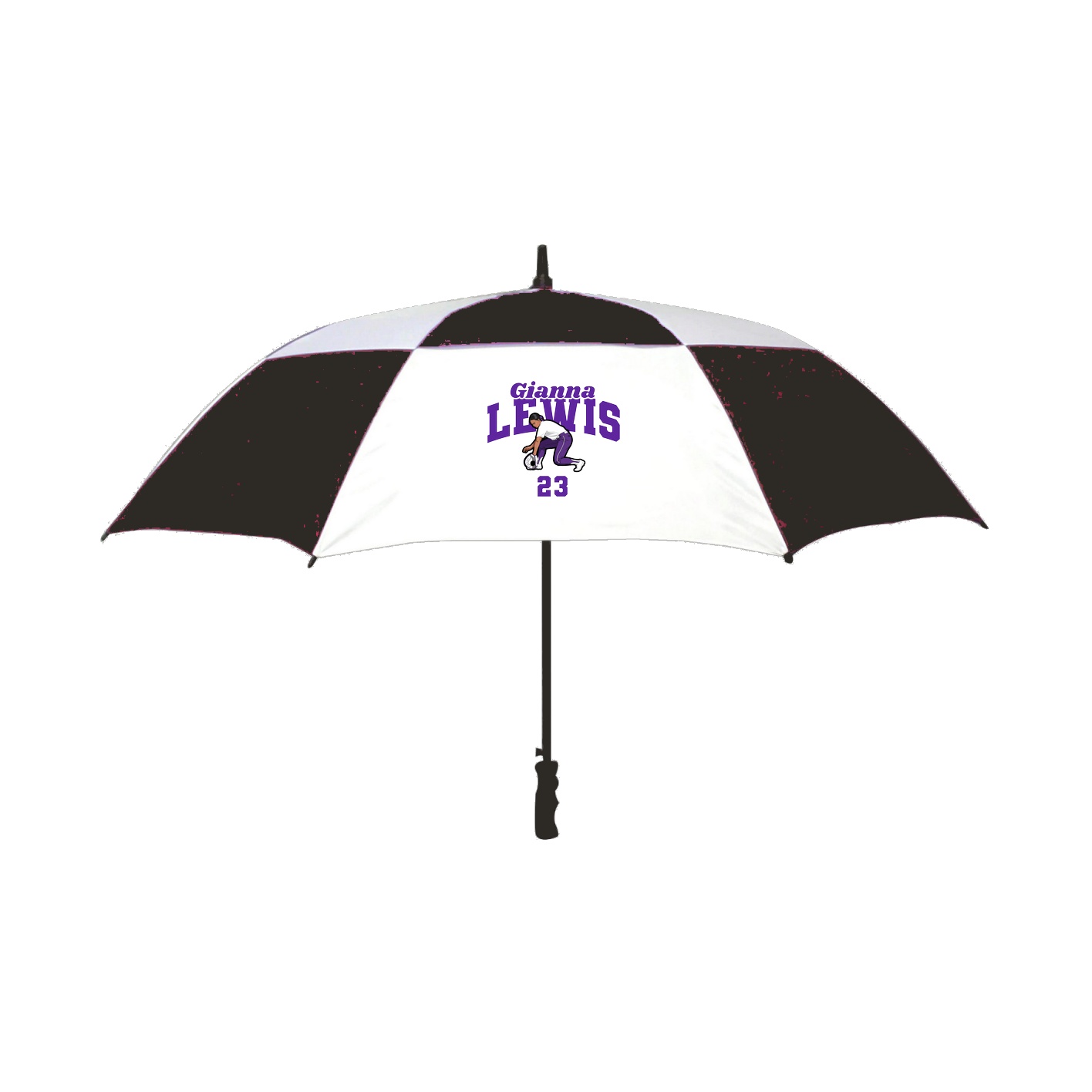 Golf Umbrella — Signature Arch in Black