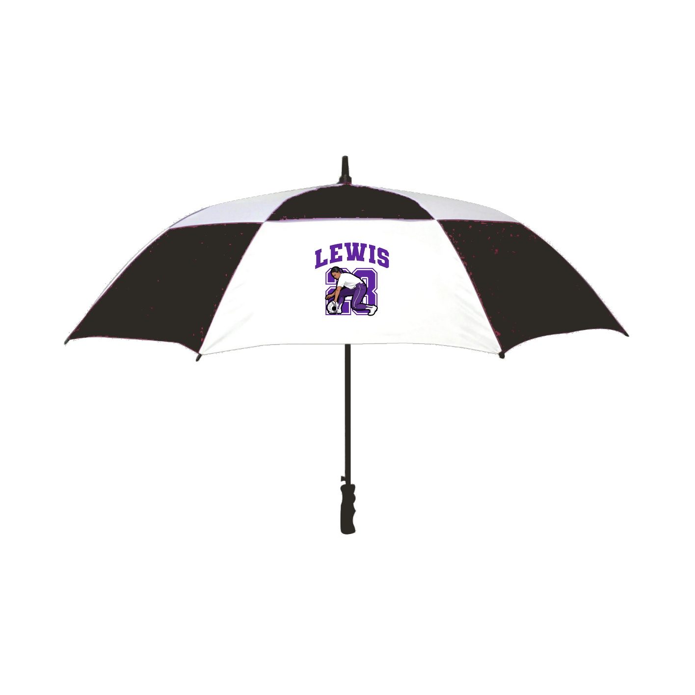 Golf Umbrella — Number in Black